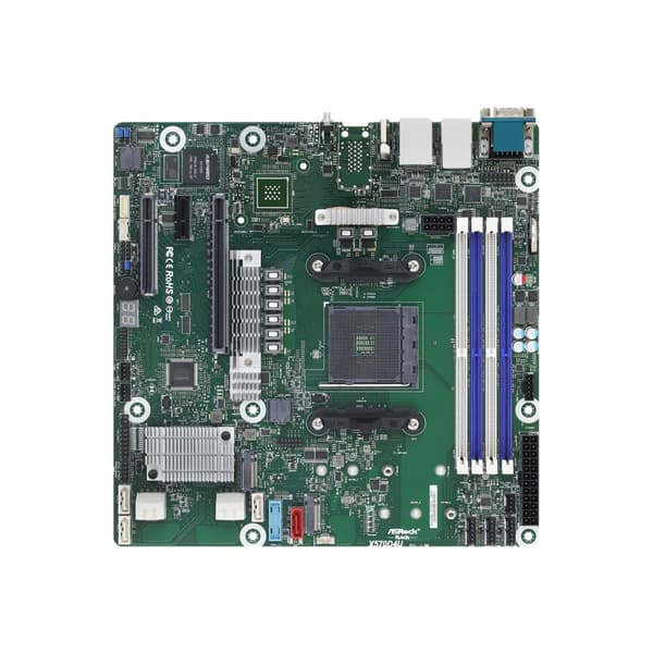 ASRock Rack X570D4U - moderkort - micro ATX - Socket AM4 - AMD X570