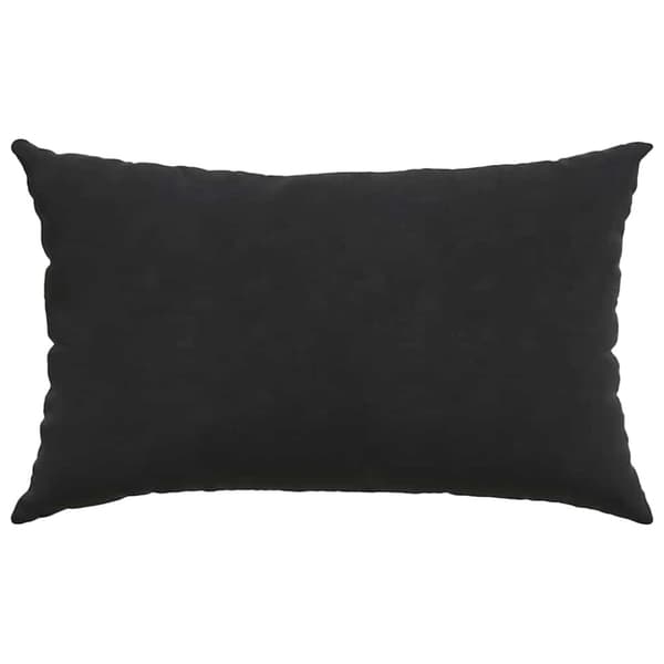 Sofakuddar 2 pcs Svart 50 x 30 cm Kordread tyg
