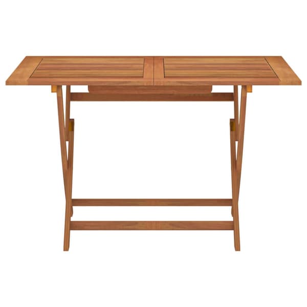 Hopfällbart trädgårdsbord 120x70x75 cm massivt eukalyptusträ