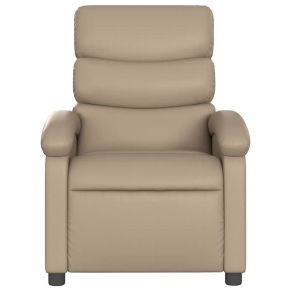 Massagefåtölj cappuccino konstläder