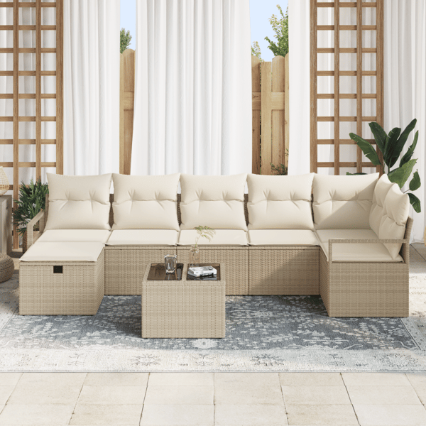 Soffset med kudde 4 pcs konstrotting