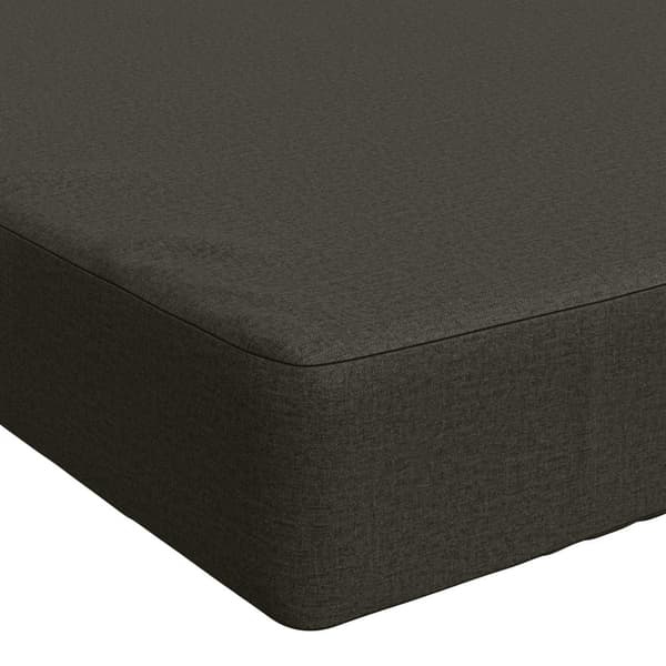 Bänk kudde SOEST 100% Polyester Antracit 140 x 50 x 8 cm