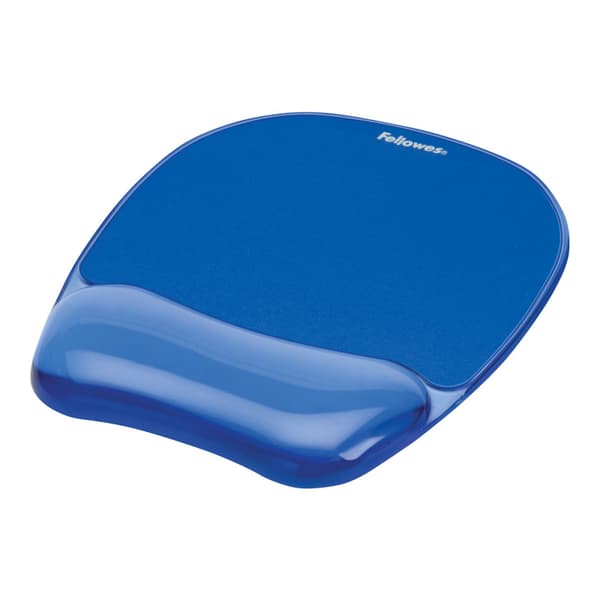 Fellowes Gel Crystal - mustablett med handledskudde