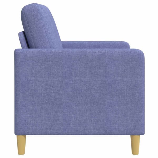 Soffa med förvaring Jeansblå 72 x 78 x 87 cm Polyester