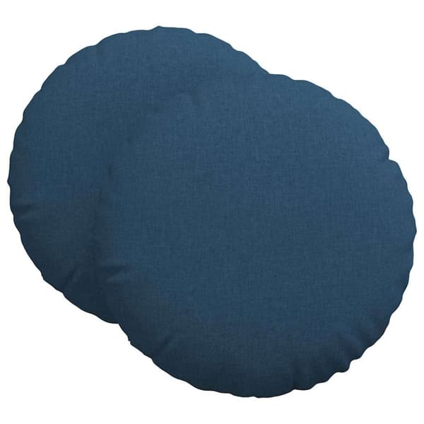 Sittkuddar 2 pcs Blå Ø60 x 21 cm tyg