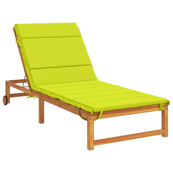 Solstol Kudde GEMERT 100% Polyester Klart grön. 200 x 80 x 3 cm
