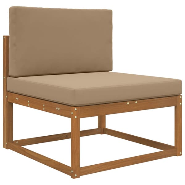 Utomhus Soffa Kudde 2 pcs Taupe Polyester