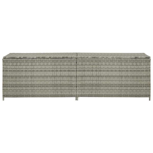 Dynbox konstrotting 200x50x60 cm grå