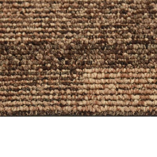 Golvmatta 20 pcs Brun 50 x 50 cm PP