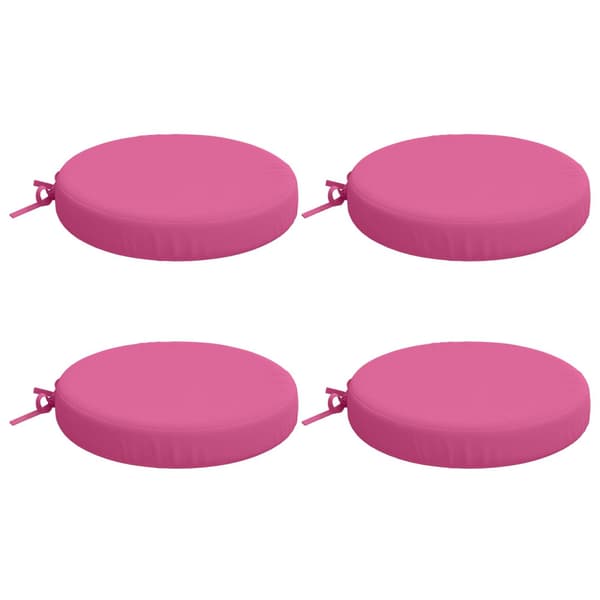 4-delade Sittdynor SOEST 4 st 100% Polyester Rosa Ø 40 x 7 cm