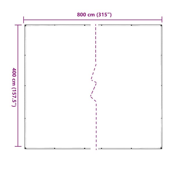 Tarpulin Transparent 4 x 8 m PVC