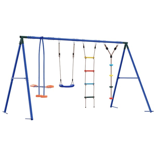 Utegunga set Flerfärgsdesign Stål och PE