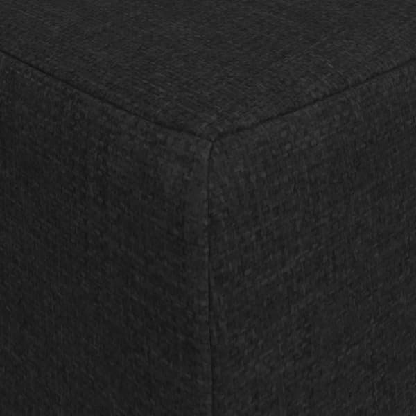 Fällbar Soffbed 75 x 67 x 45 cm Svart