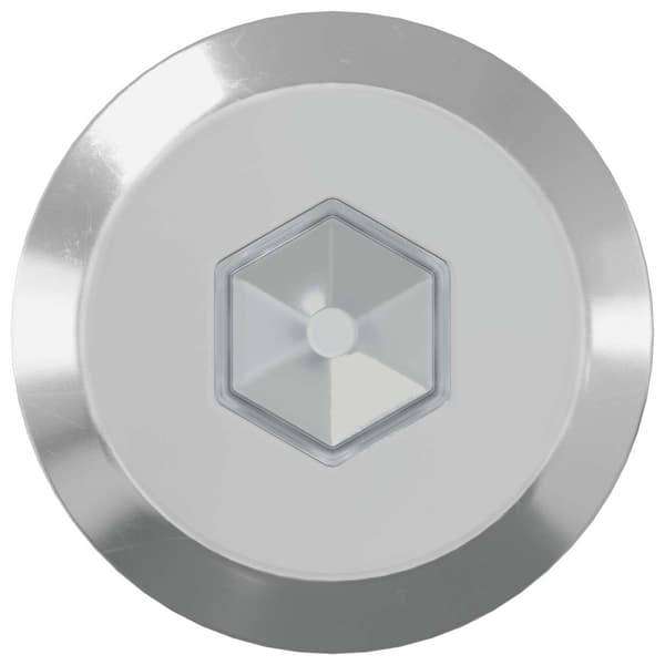 Möbelskruvar 2 pcs Silver M6 x 70 mm Stål