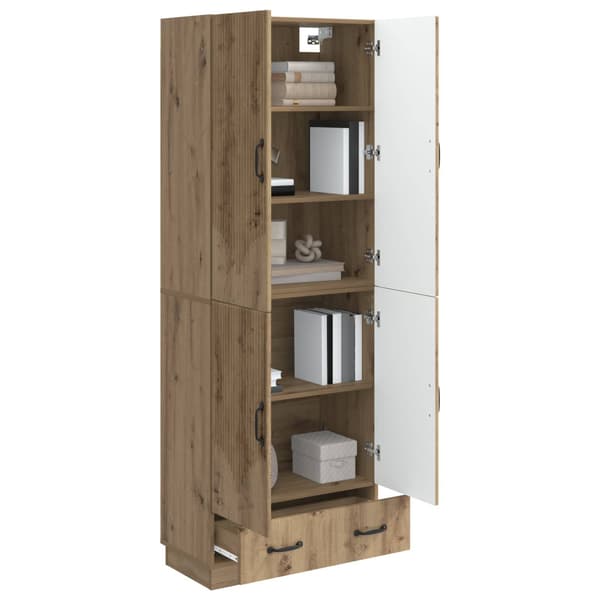 Skåpset 2 pcs Artisan-ek Konstruerat trä