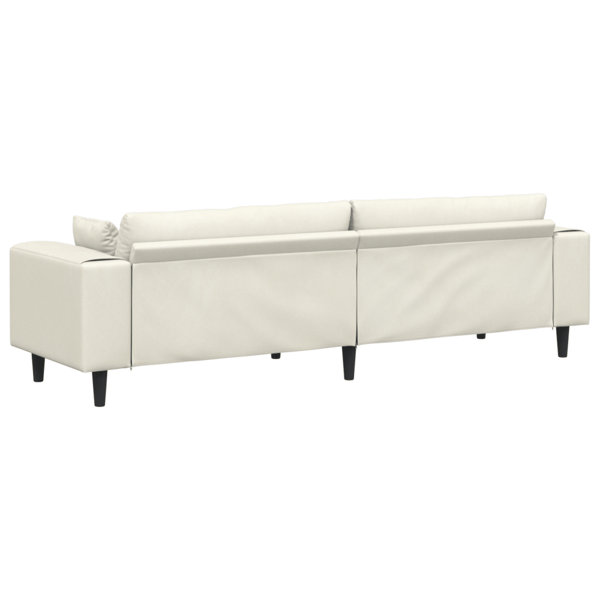 Soffa Kräm 250 x 77 x 76 cm Sammet