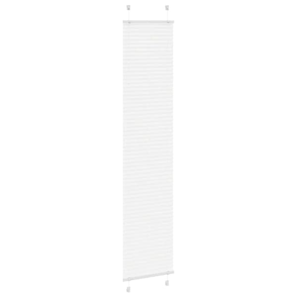 Plisserad persienn vit 40x200cm tyg bredd 39,4cm polyester