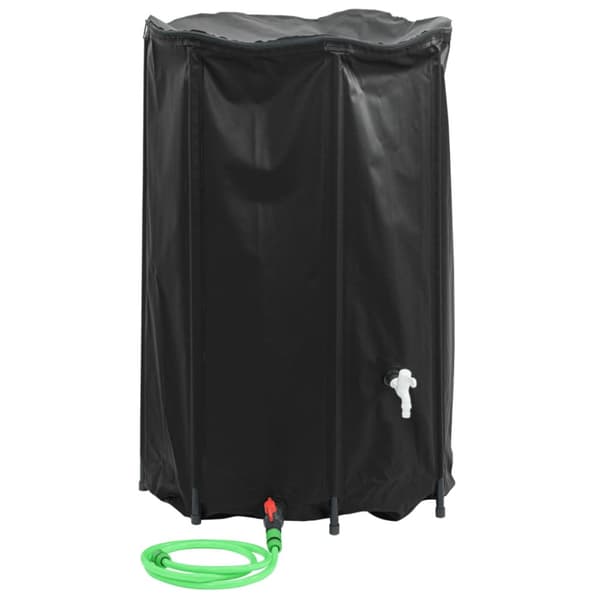Vattentank med kran vikbar 1000 L PVC