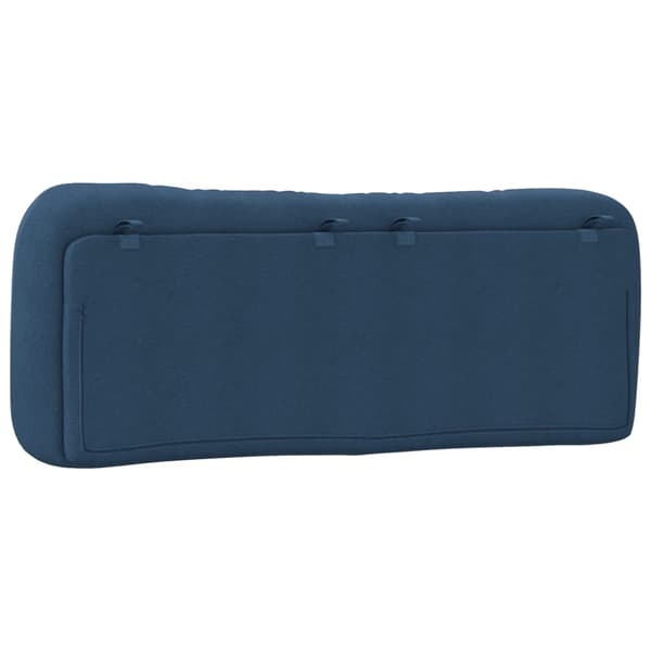 Headboard Cushion "Hvar" Blue 140 cm Fabric