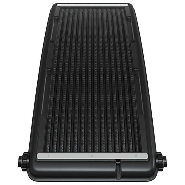 Rundad solpanel för pool 110x65 cm