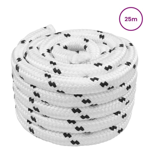 Båtsnöre Vit 25 m Polyester