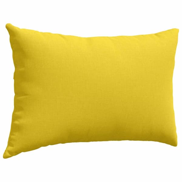 Sofakuddar 2 pcs Ljusgul 60 x 40 cm tyg