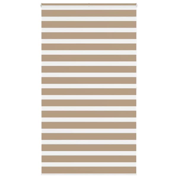 Rullgardin zebra 125x200 cm tyg bredd 120,9 cm polyester