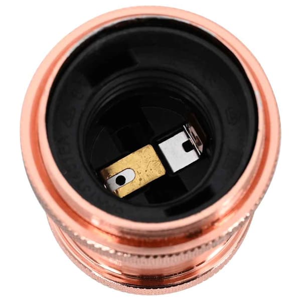 Lamphållare 2 st roséguld E27