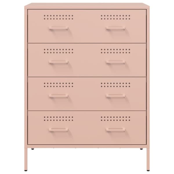 Skänk rosa 68x39x89 cm stål