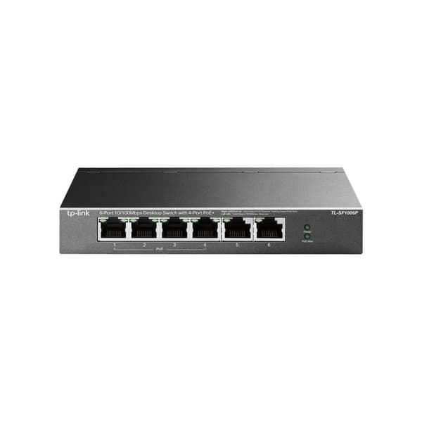 TP-Link TL-SF1006P - V1 - switch - 6 portar - ohanterad
