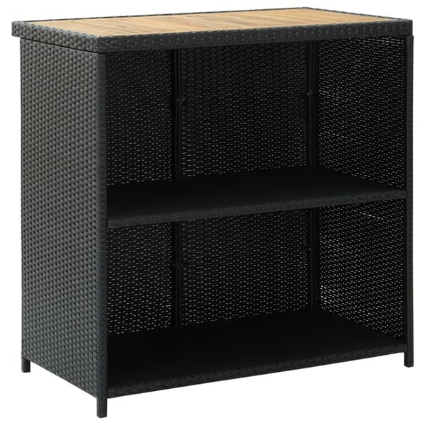 Bargrupp 3 delar konstrotting svart