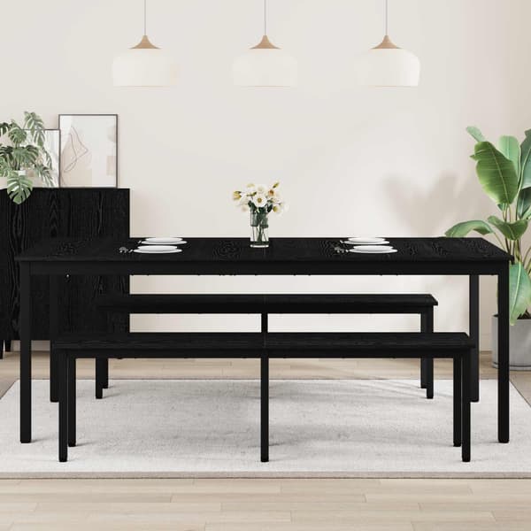 Matbord 200 x 100 x 75 cm Konstruerat trä Rektangulär
