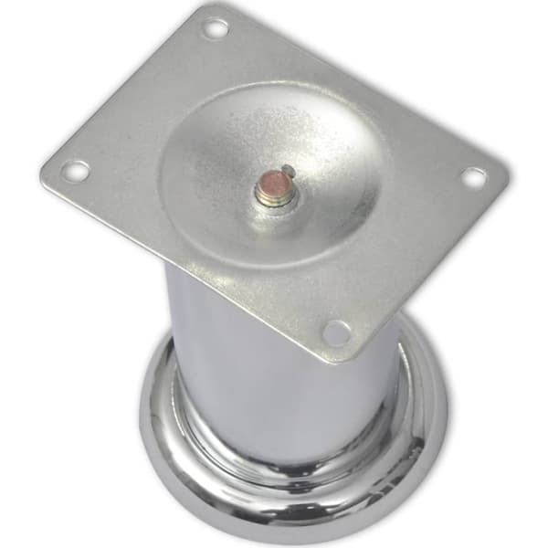 Runda soffben 8 st krom 60 mm