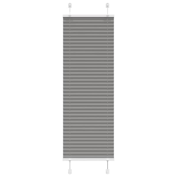 Plisserad persienn antracit 40x150cm tyg bredd 39,4cm polyester