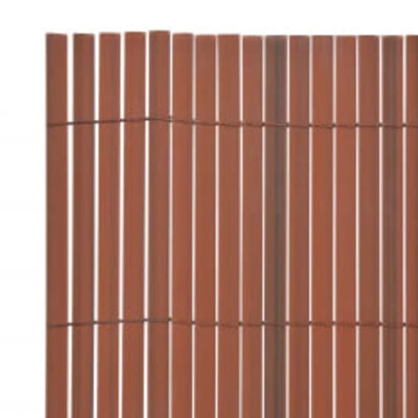 Insynsskydd 110x500 cm brun