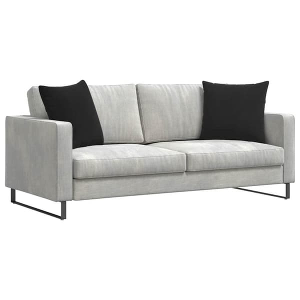Sofakuddar 2 pcs Svart 50 x 50 cm Kordread tyg