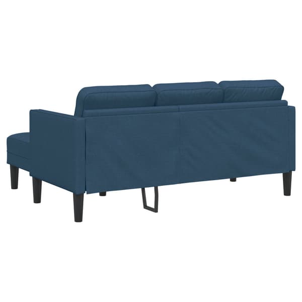 Soffset med kudde 2 pcs Blå Polyester