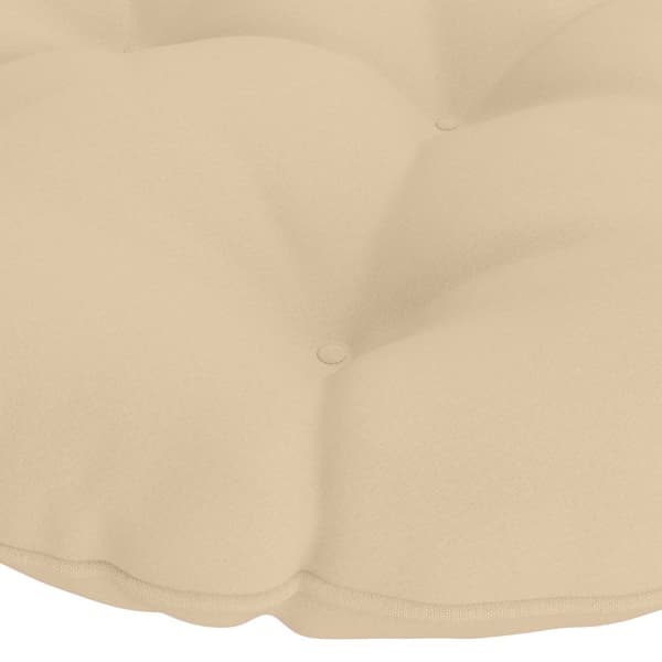 Hängstolskudde VIANEN 100% Polyester Gräddvit Ø 50 x 10 cm