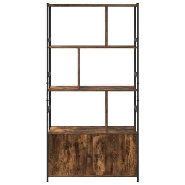 Hyllsystem Rökt ek 80 x 30 x 155,5 cm Konstruerat trä