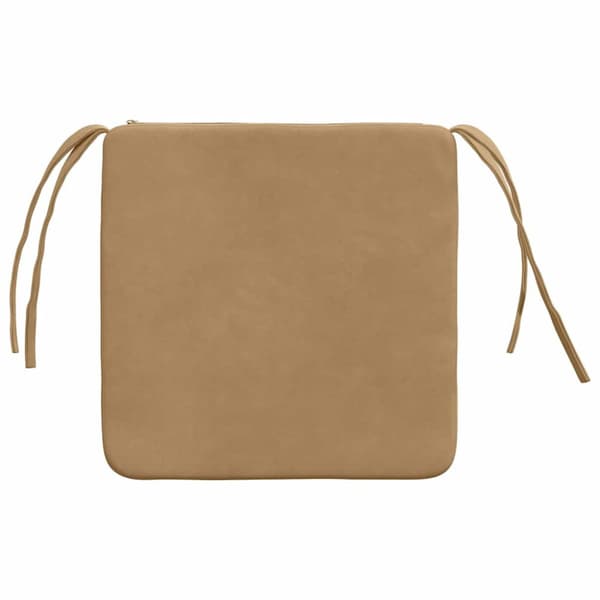Sittkuddar 4 pcs Brun 40 x 40 x 3 cm Sammet