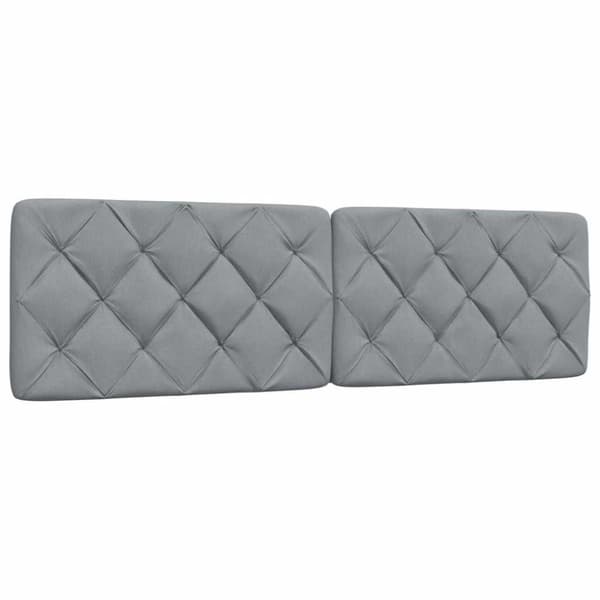 Bed Frame without Mattress Light Grey 180x200 cm Fabric