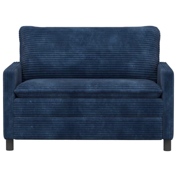 Soffa Mörkblå 126 x 81 x 87,5 cm Polyester