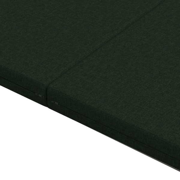 Fällbar Soffbed 140 x 67 x 45 cm Mörkgrön