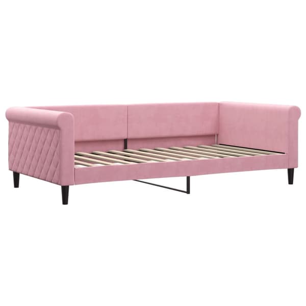 Dagbädd rosa 100x200 cm sammet