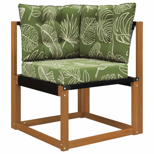 Utomhus Soffa Kudde 3 pcs Bladdesign Polyester