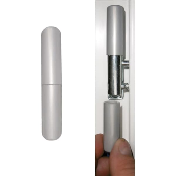 Ytterdörr vit 98x200 cm PVC