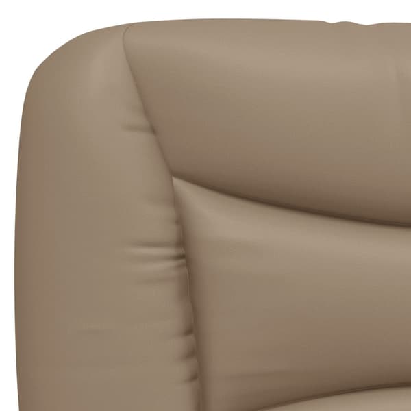 Bed Frame with LED without Mattress "Hvar" Cappuccino 90x200 cm