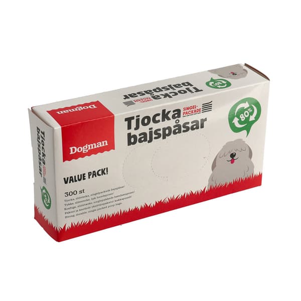 Bajspåsar Tjocka Value Pack 300p Svart