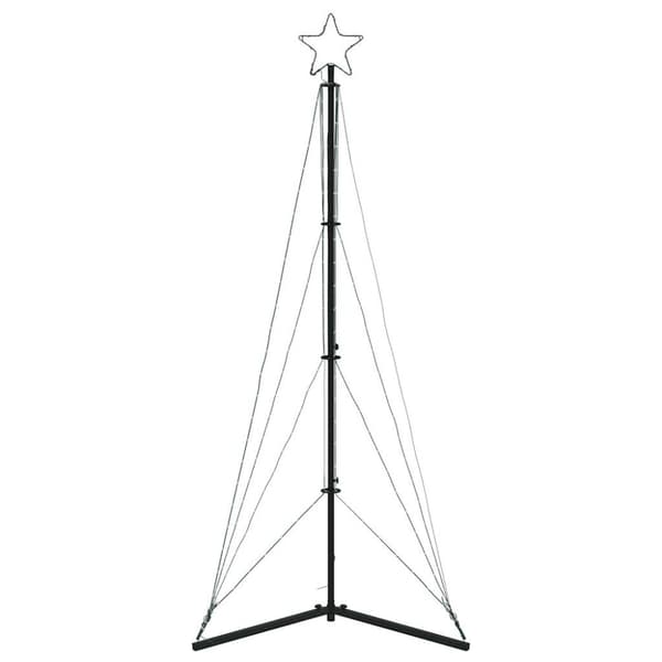 LED julgran 363 LEDs blå 182 cm