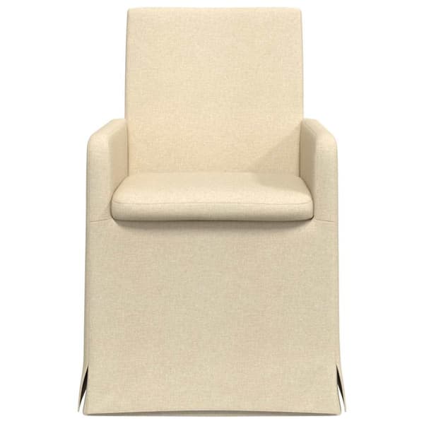 Matstolar 2 pcs Kräm 57 x 67 x 95 cm tyg